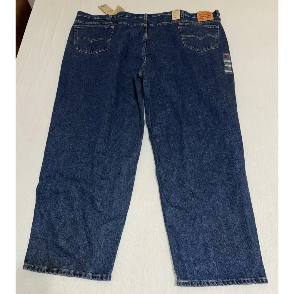 Levis 560 Comfort Fit Jeans Mens 62x34 Blue Relaxed Tapered Baggy Denim BNWT